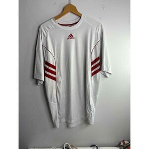 Adidas CLIMALITE Men's White Tennis Shirt, Novak Djokovic's "Falcon" line 2009